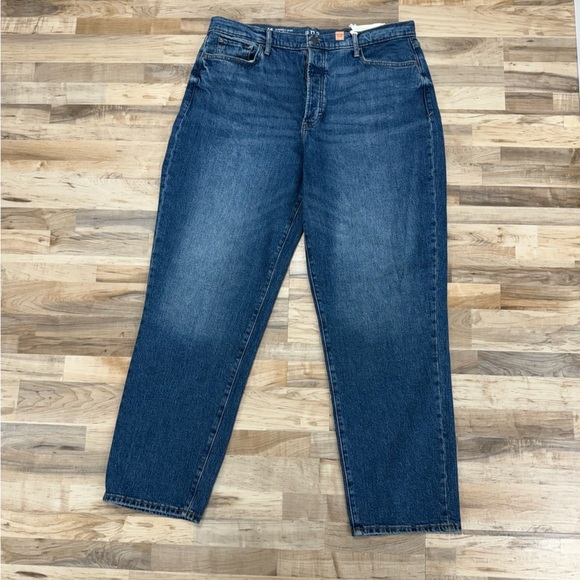 NWT ANA Highest Rise Dad Jeans Womens 16 Straight Leg Button Fly a.n.a - Picture 3 of 11
